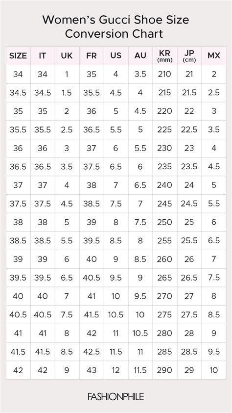 gucci gazelle size chart|gucci women's size conversion.